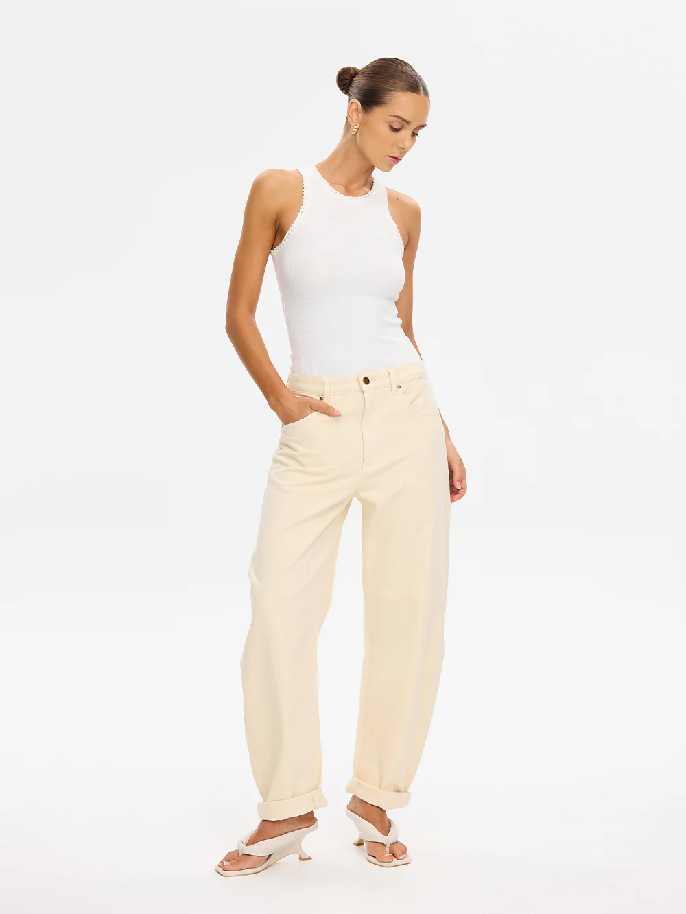 Evita Denim Barrel Jean - Image 6