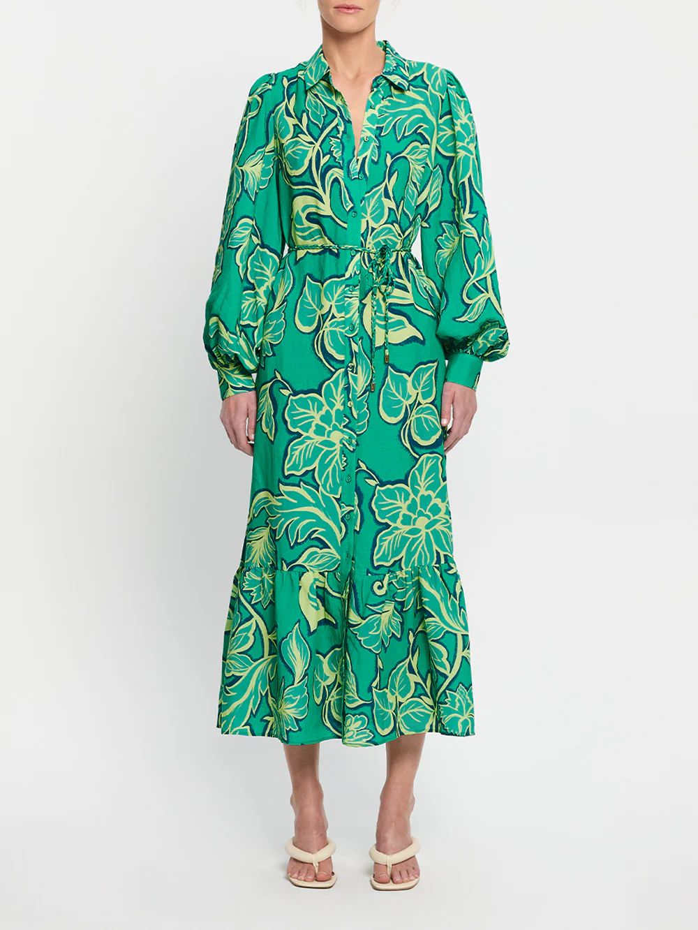Fiora Maxi Shirt Dress - Image 2