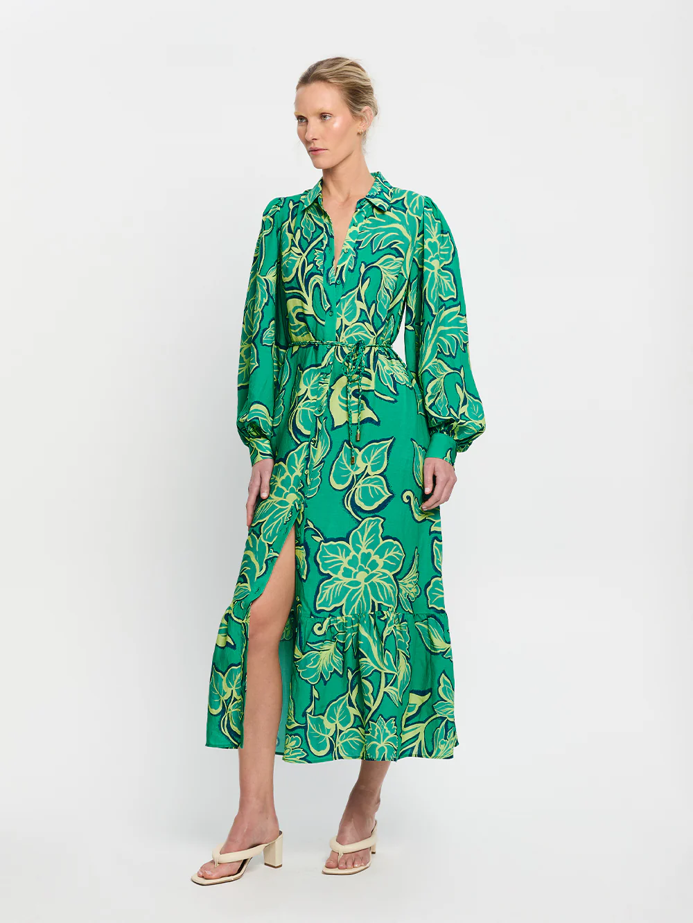 Fiora Maxi Shirt Dress - Image 3