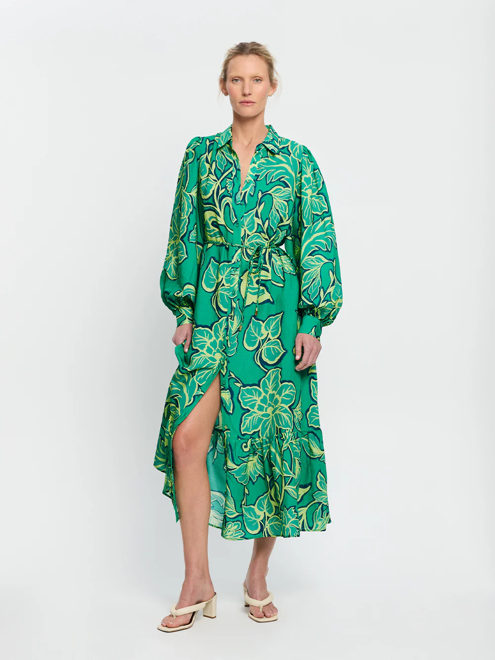 Fiora Maxi Shirt Dress - Image 5