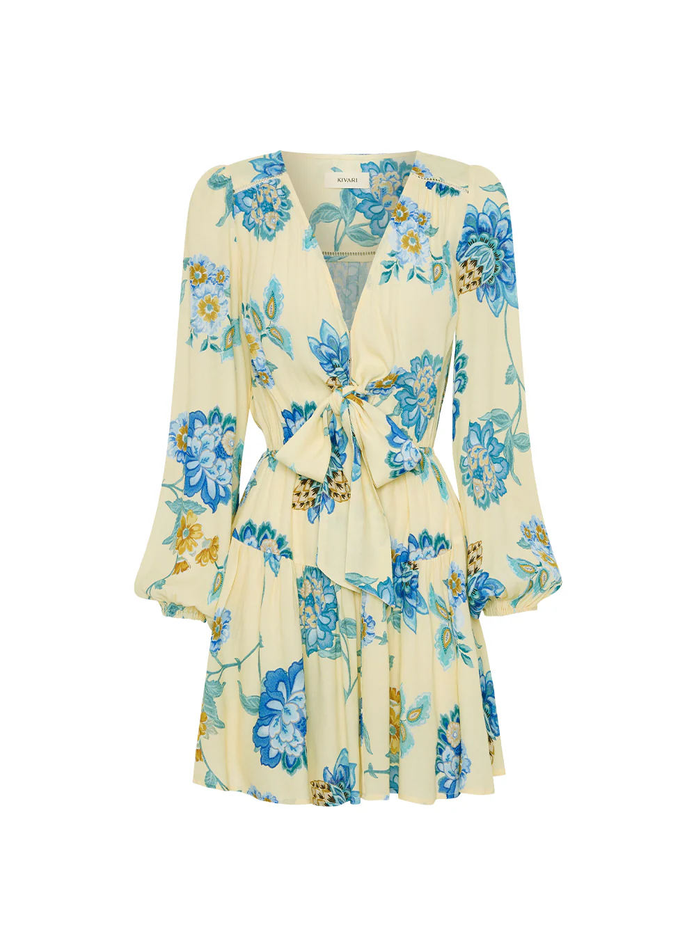 Giselle Tie Front Mini Dress - Image 7