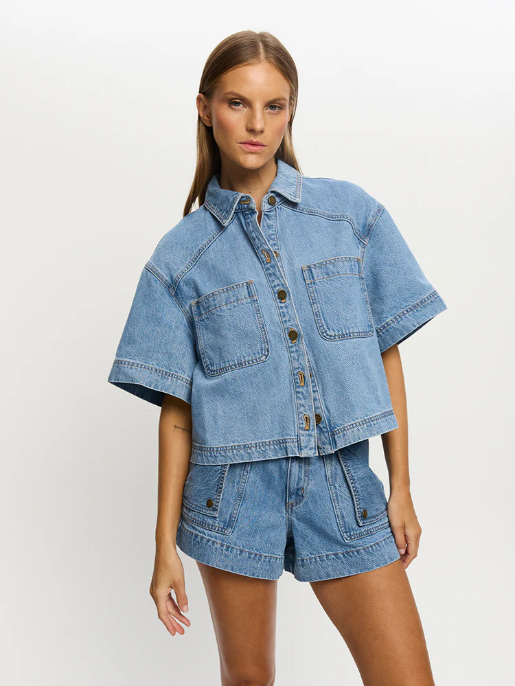 Hester Denim Shirt - Image 2