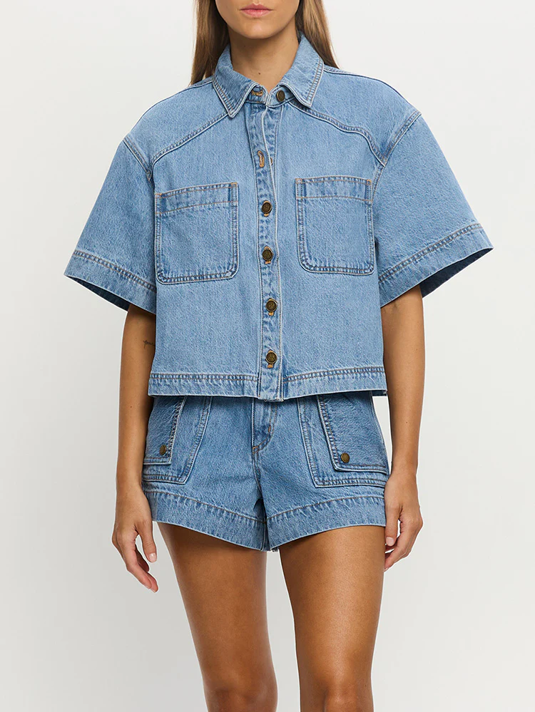 Hester Denim Shirt - Image 7