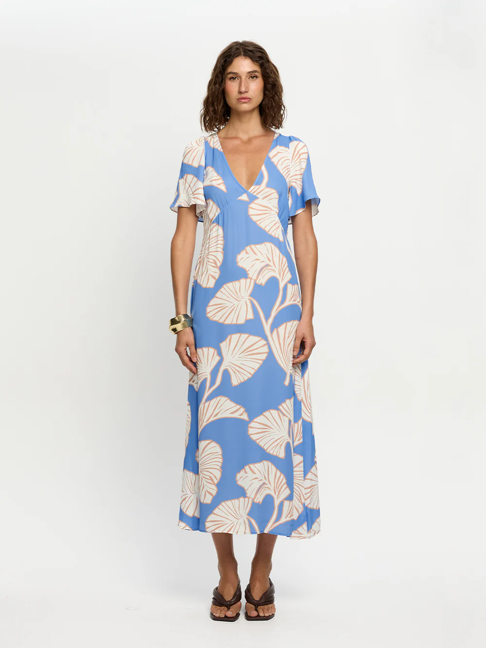 Ilana Sleeved Midi Dress