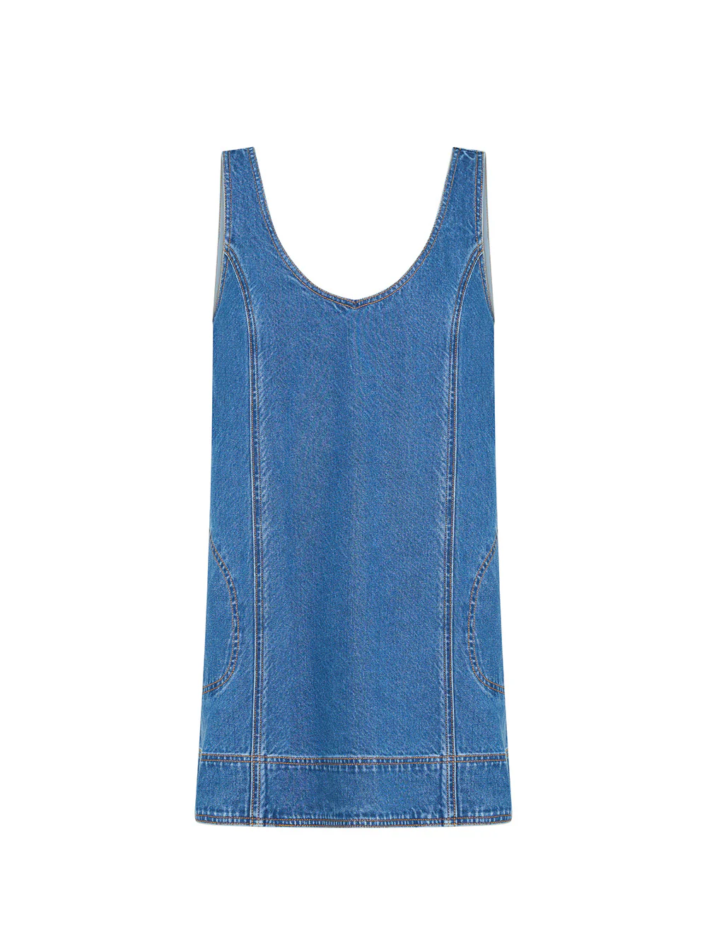 Ilaria Denim Mini Dress - Image 7