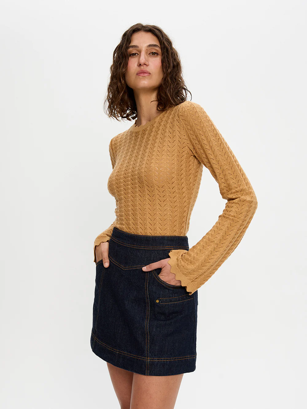 Immy Denim Mini Skirt - Image 6