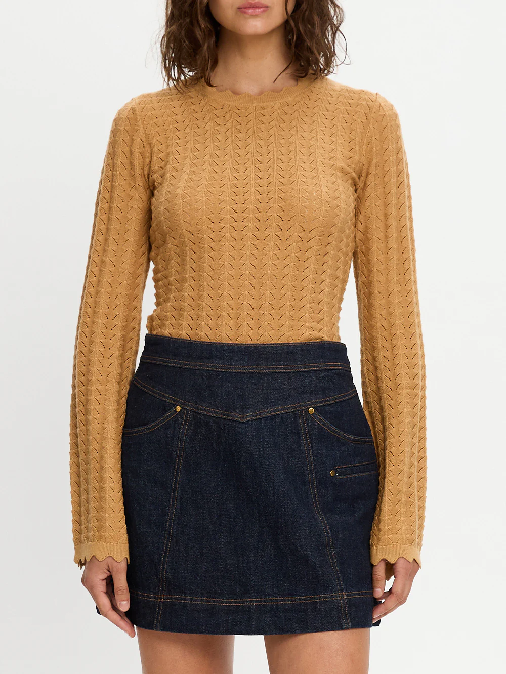 Immy Denim Mini Skirt - Image 7