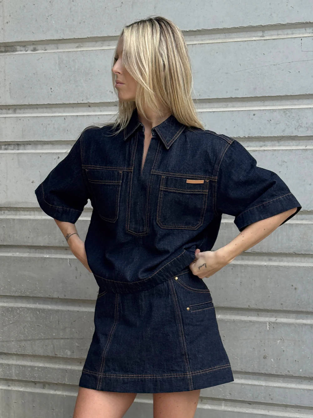 Immy Denim Top - Image 2