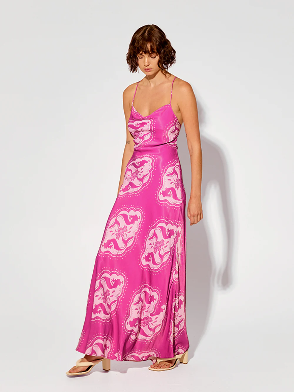 Isla Bias Maxi Dress - Image 2