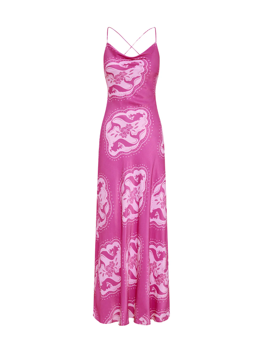 Isla Bias Maxi Dress - Image 7