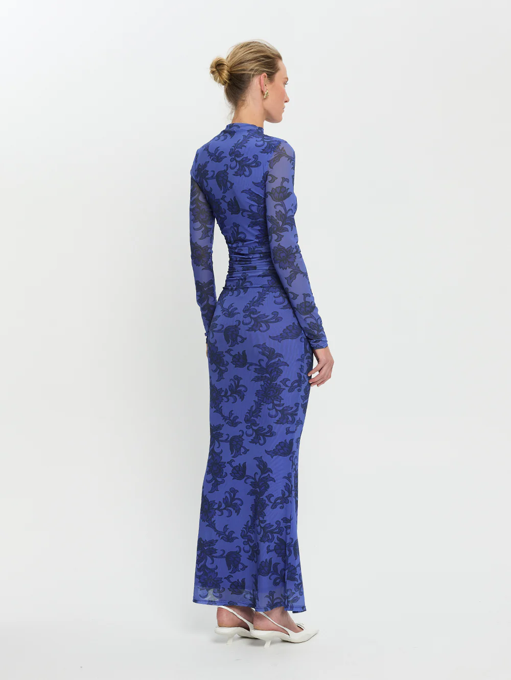 Jamie Mesh Maxi Dress - Image 3