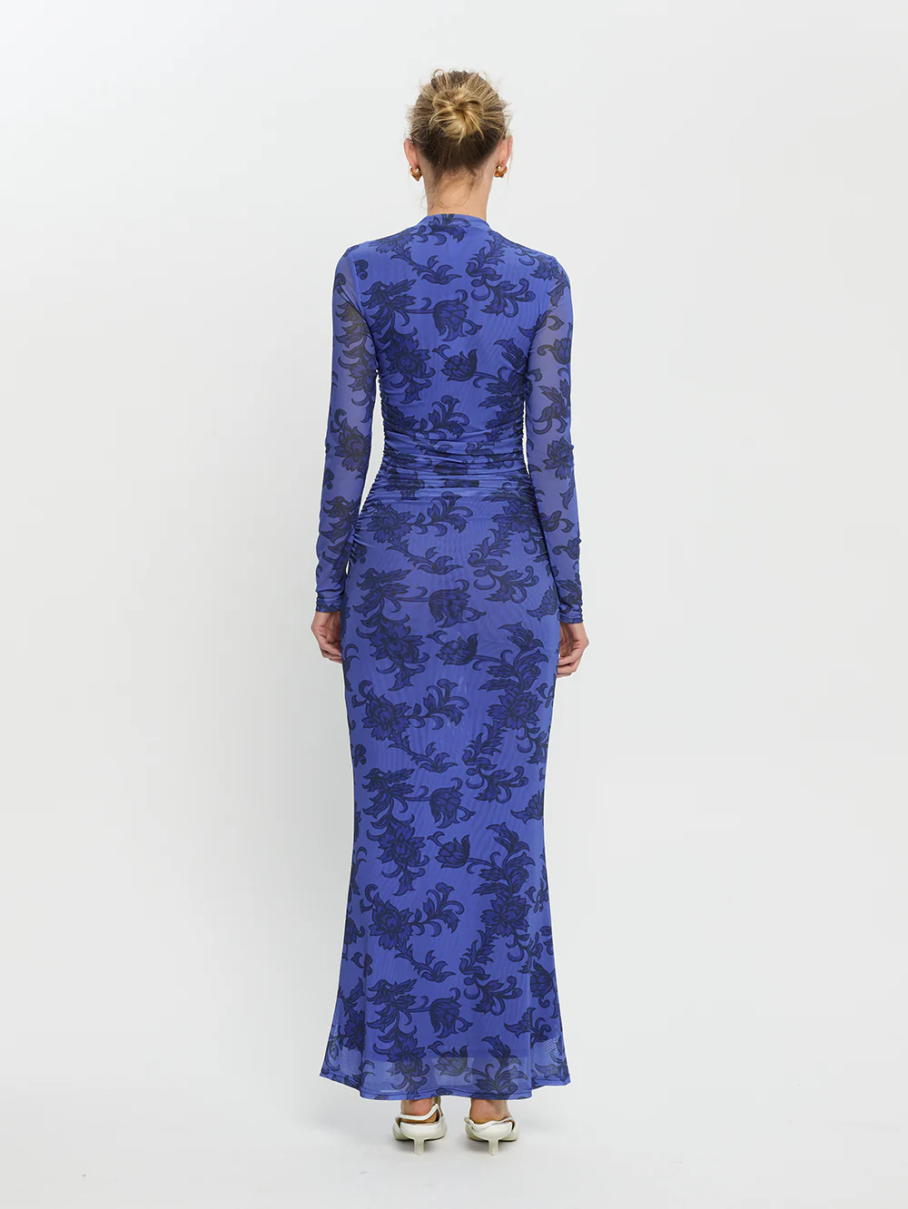 Jamie Mesh Maxi Dress - Image 4