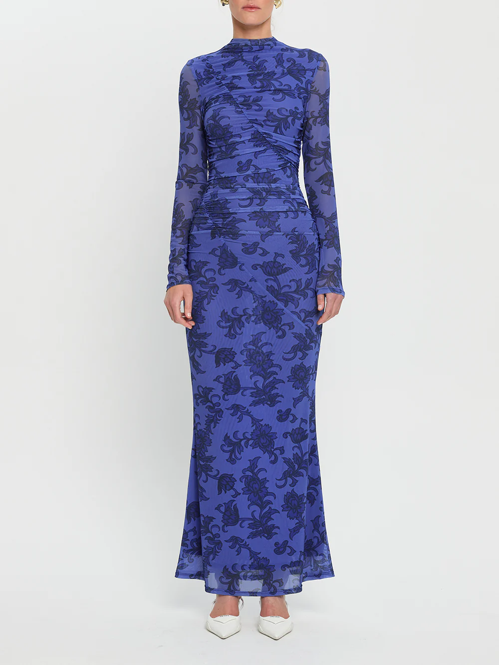 Jamie Mesh Maxi Dress - Image 7
