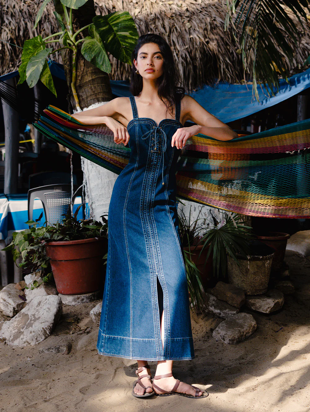 Joelle Denim Dress - Image 2