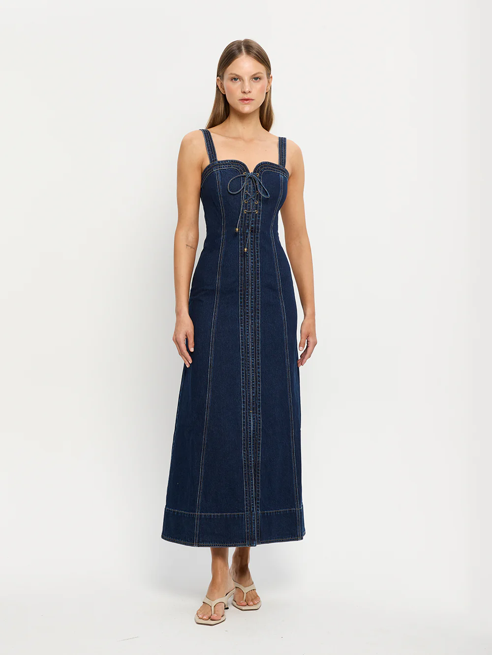 Joelle Denim Dress - Image 3