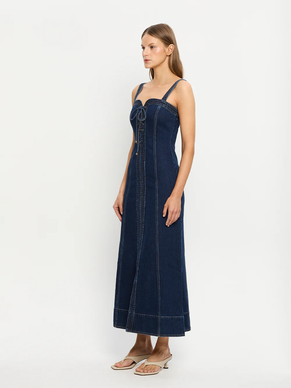 Joelle Denim Dress - Image 4