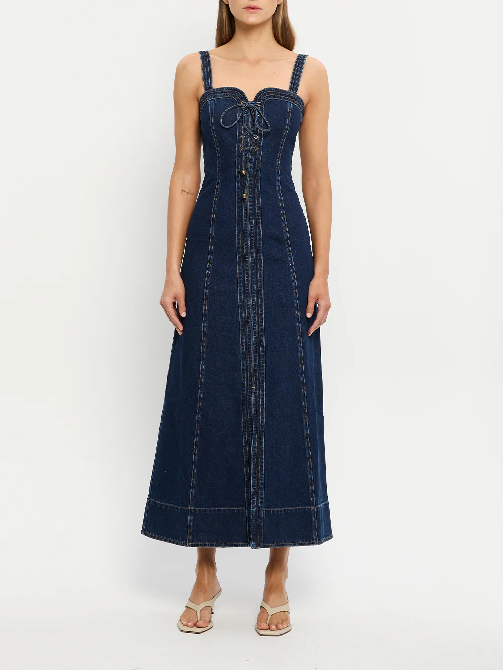 Joelle Denim Dress - Image 6