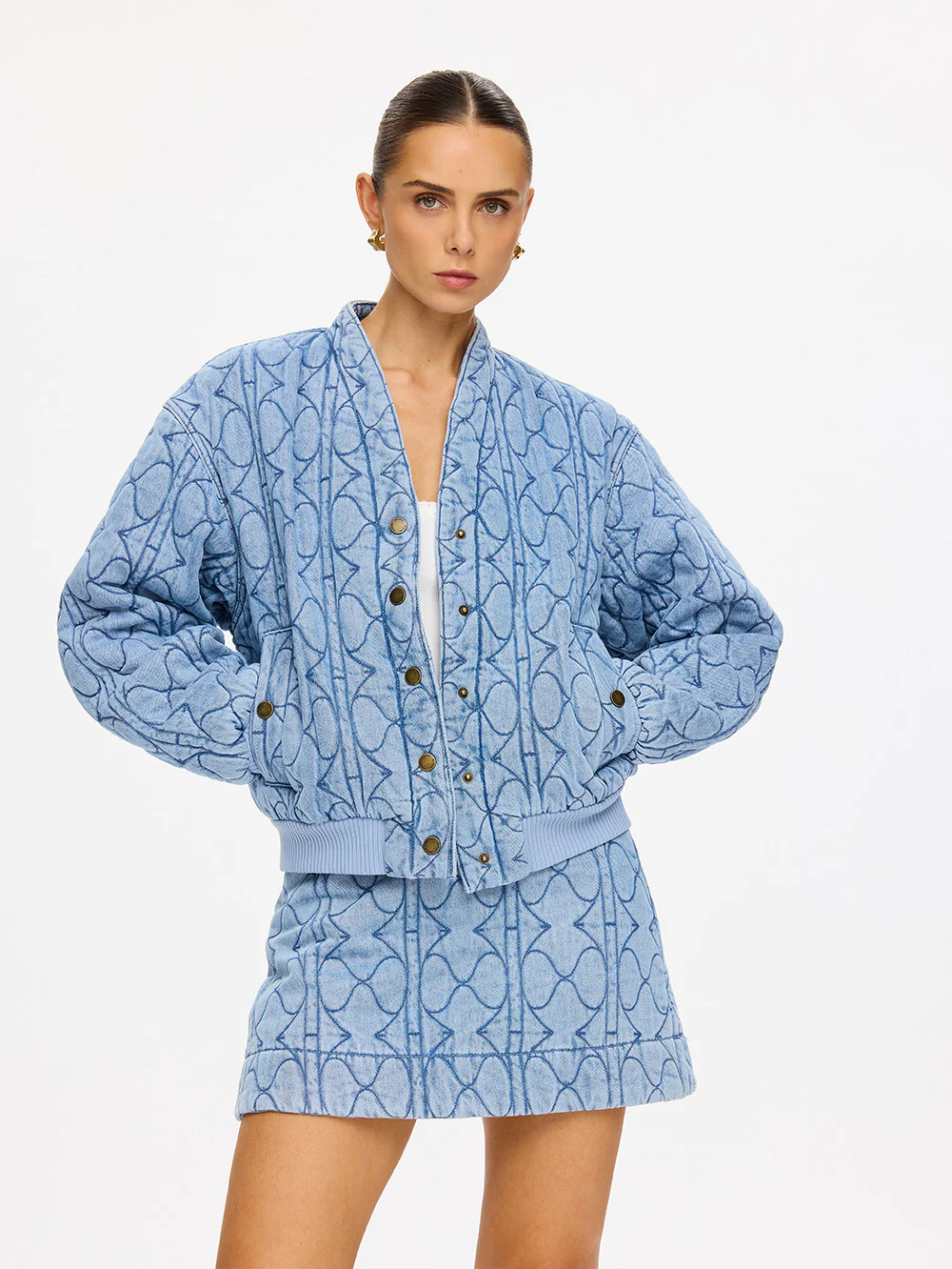 Joey Denim Mini Skirt - Image 6