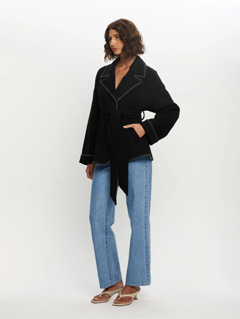 Josephina Wool Blend Coat - Image 2