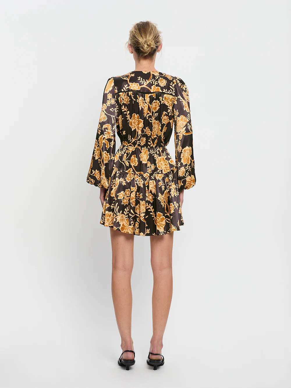 Kaia Tie Front Mini Dress - Image 4