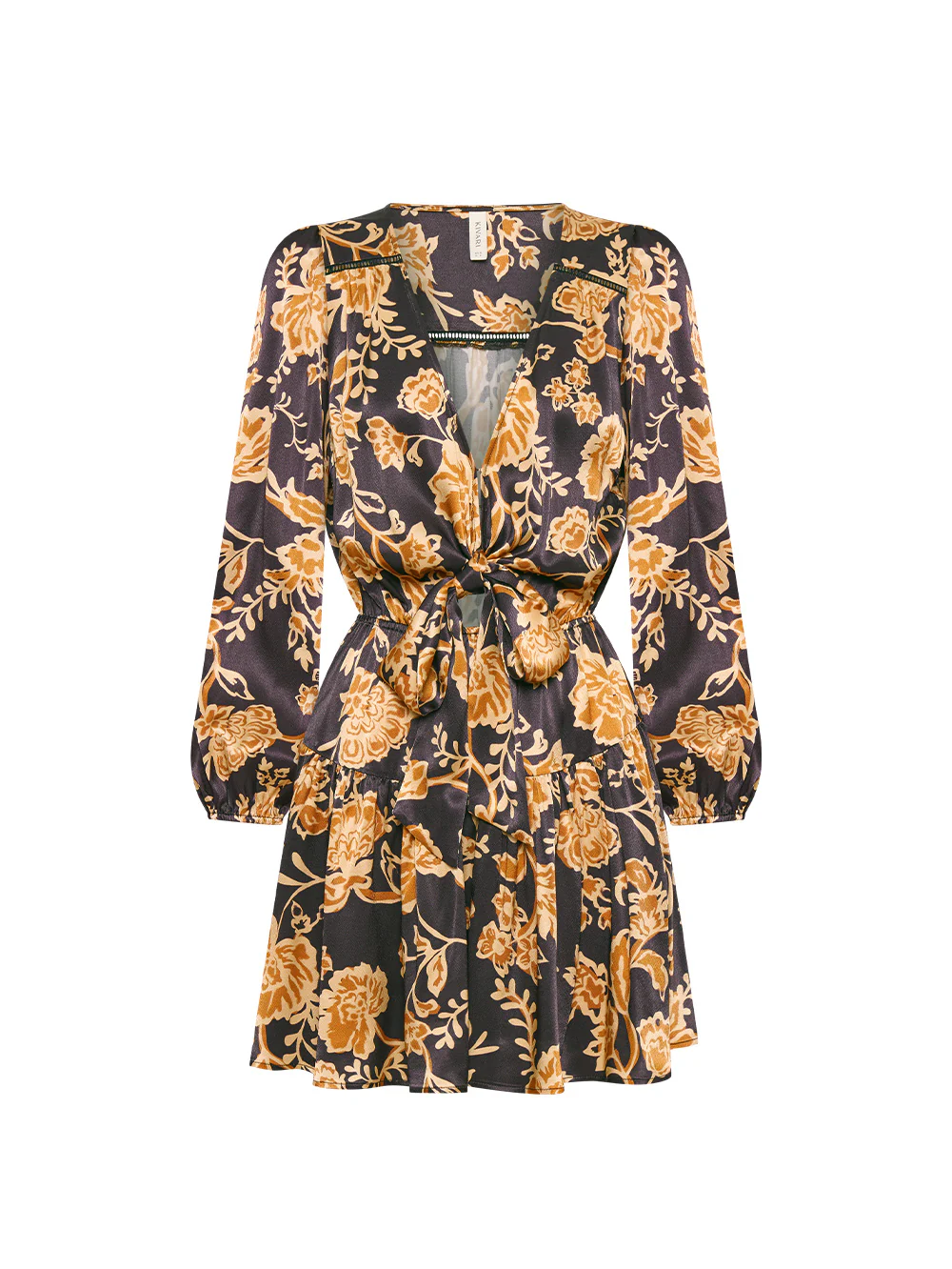 Kaia Tie Front Mini Dress - Image 8