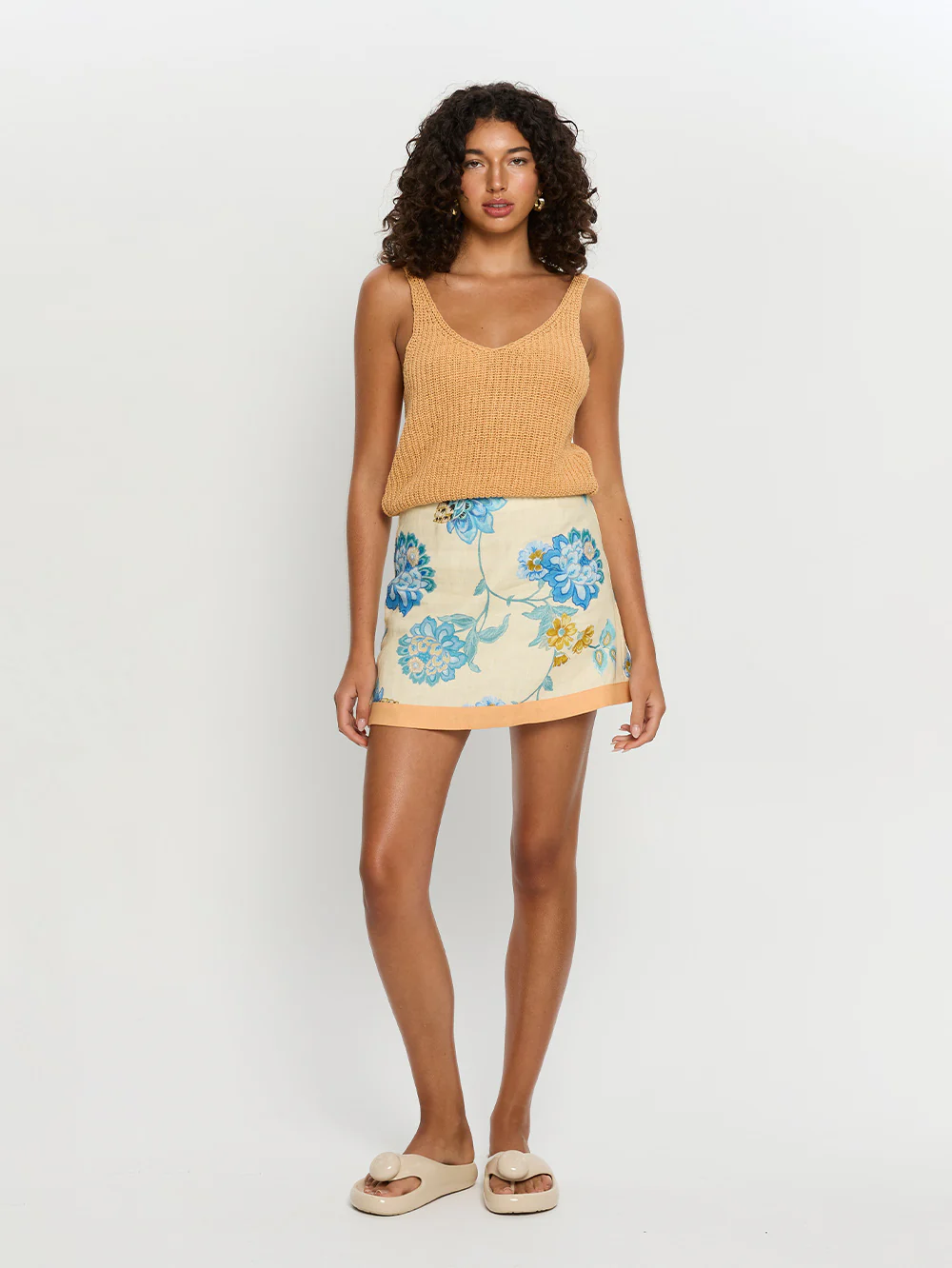 Lana Knit Cami - Tan - Image 6