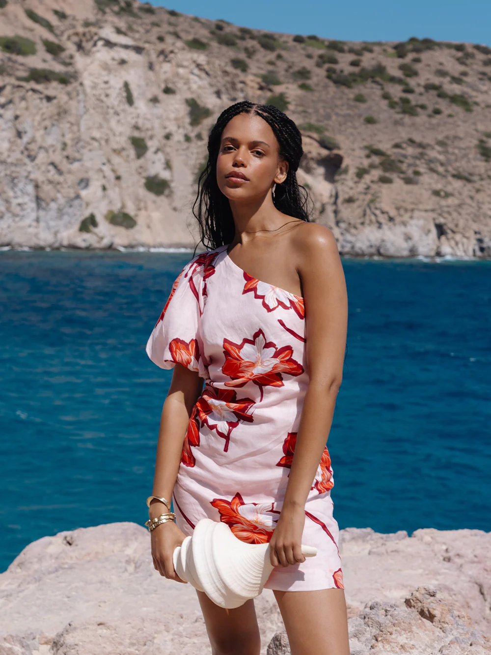 Lani One Shoulder Mini Dress - Image 2
