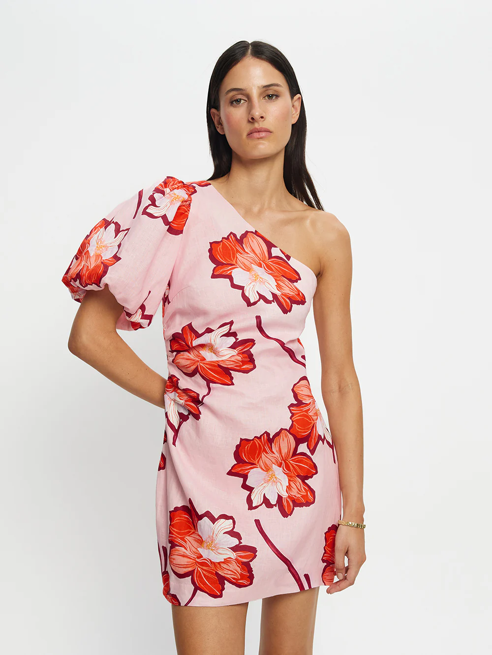 Lani One Shoulder Mini Dress - Image 5