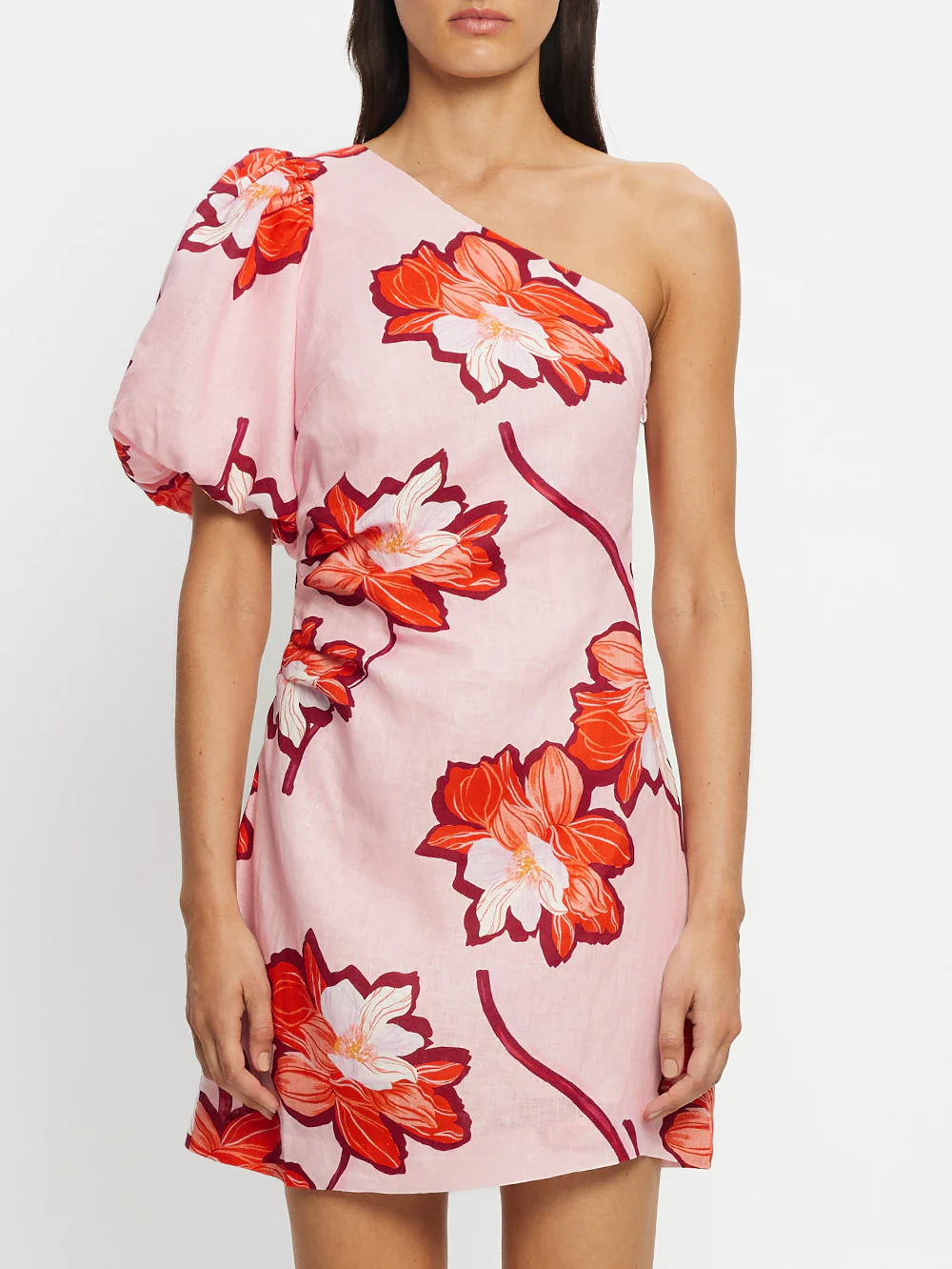Lani One Shoulder Mini Dress - Image 7