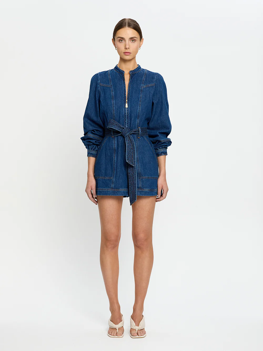 Lourdes Denim Playsuit - Image 5