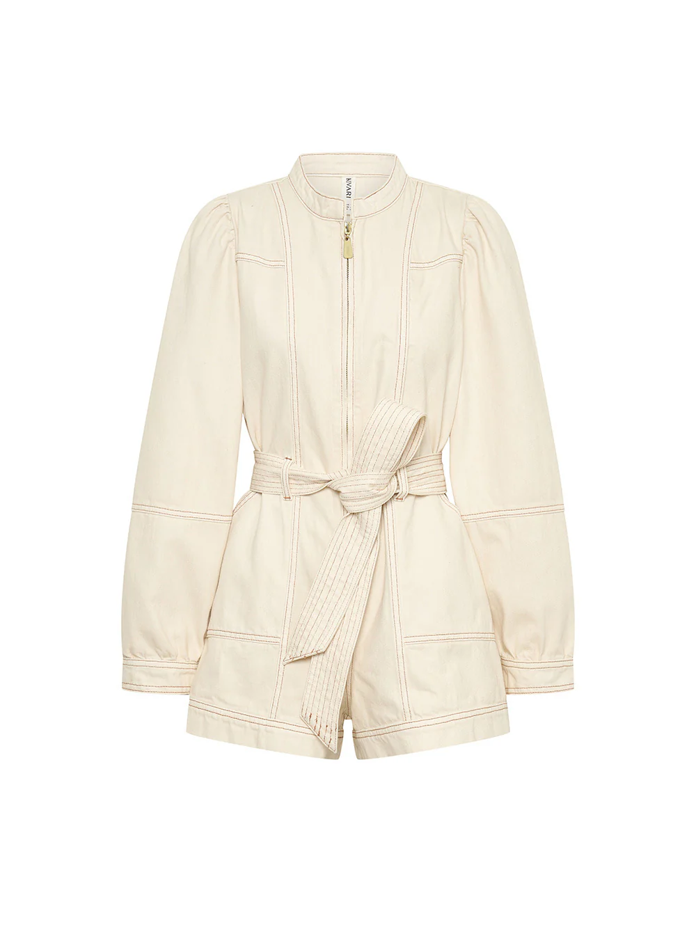 Lourdes Playsuit - Sand - Image 6