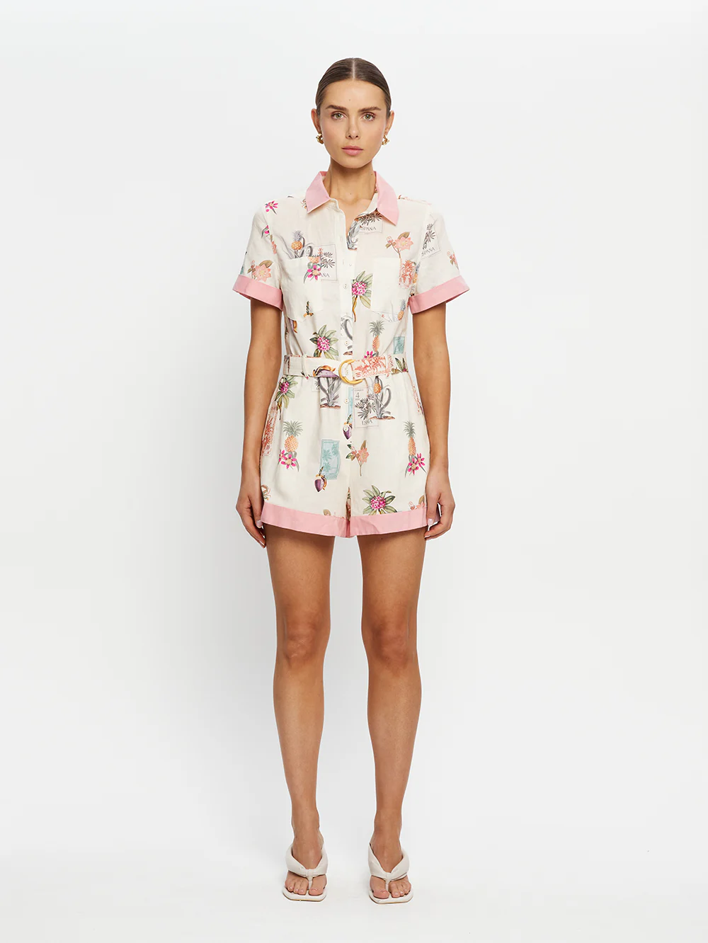 Lyra Linen Playsuit - Image 3