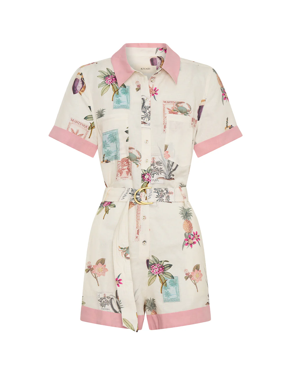 Lyra Linen Playsuit - Image 8