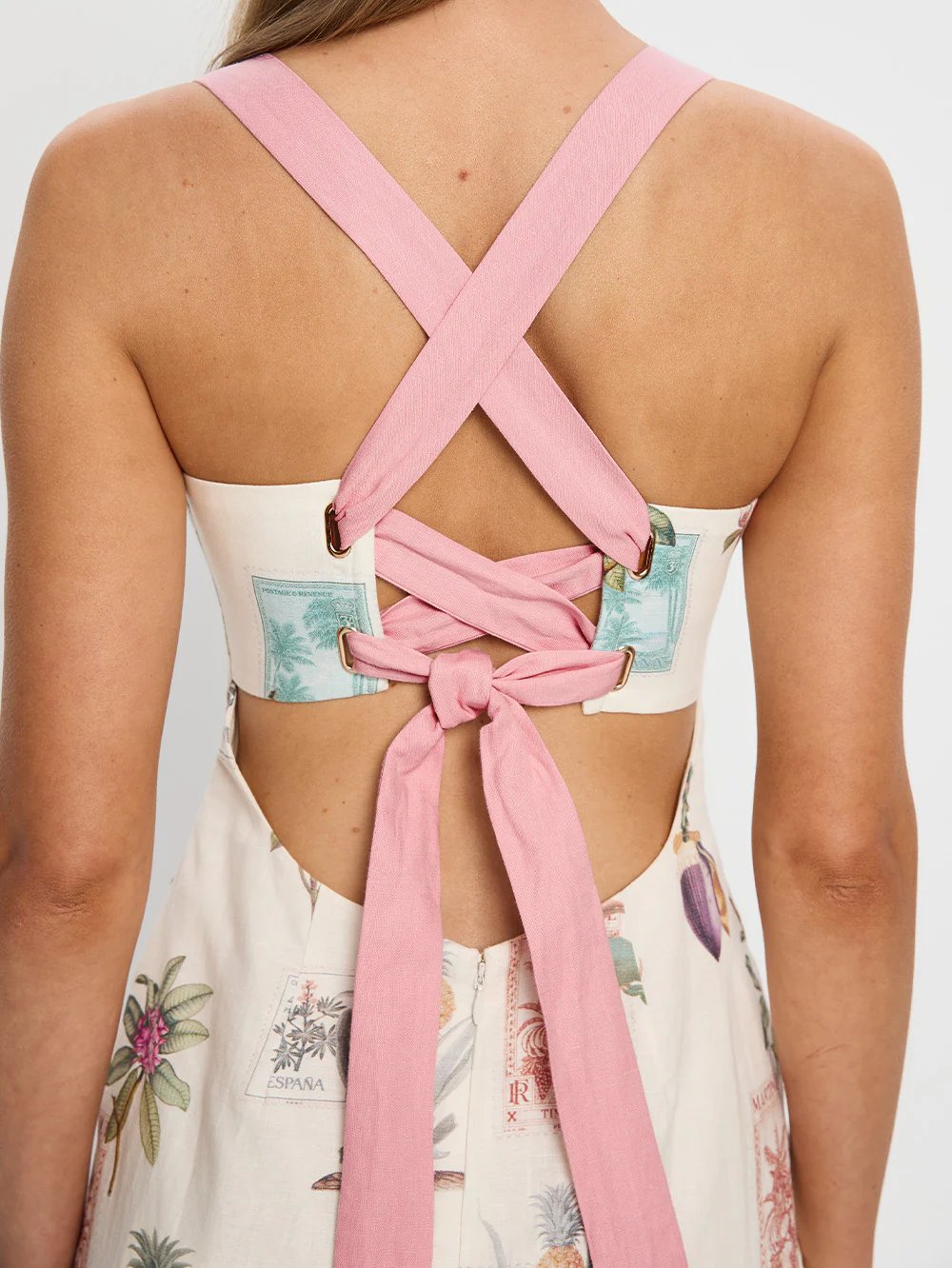 Lyra Tie Back Midi Dress - Image 6