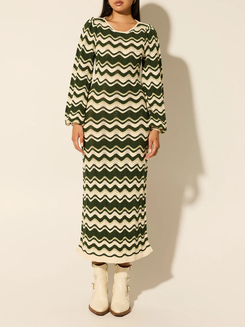Marcella Knit Midi Dress - Image 5