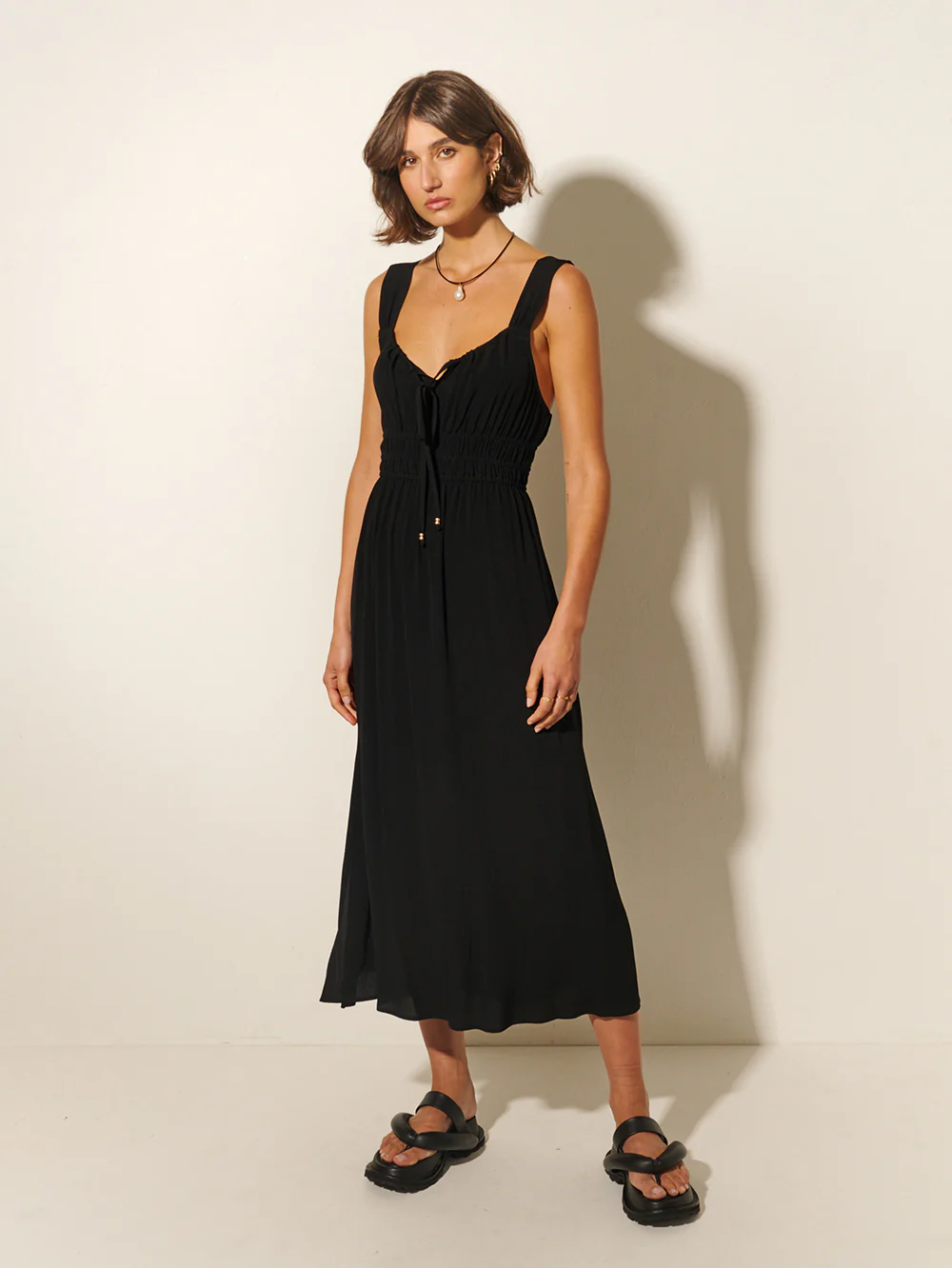 Maria Strappy Midi Dress - Image 3