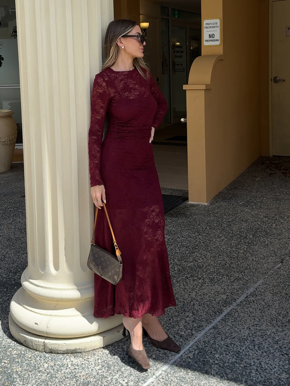 Marie Lace Maxi Dress - Image 2
