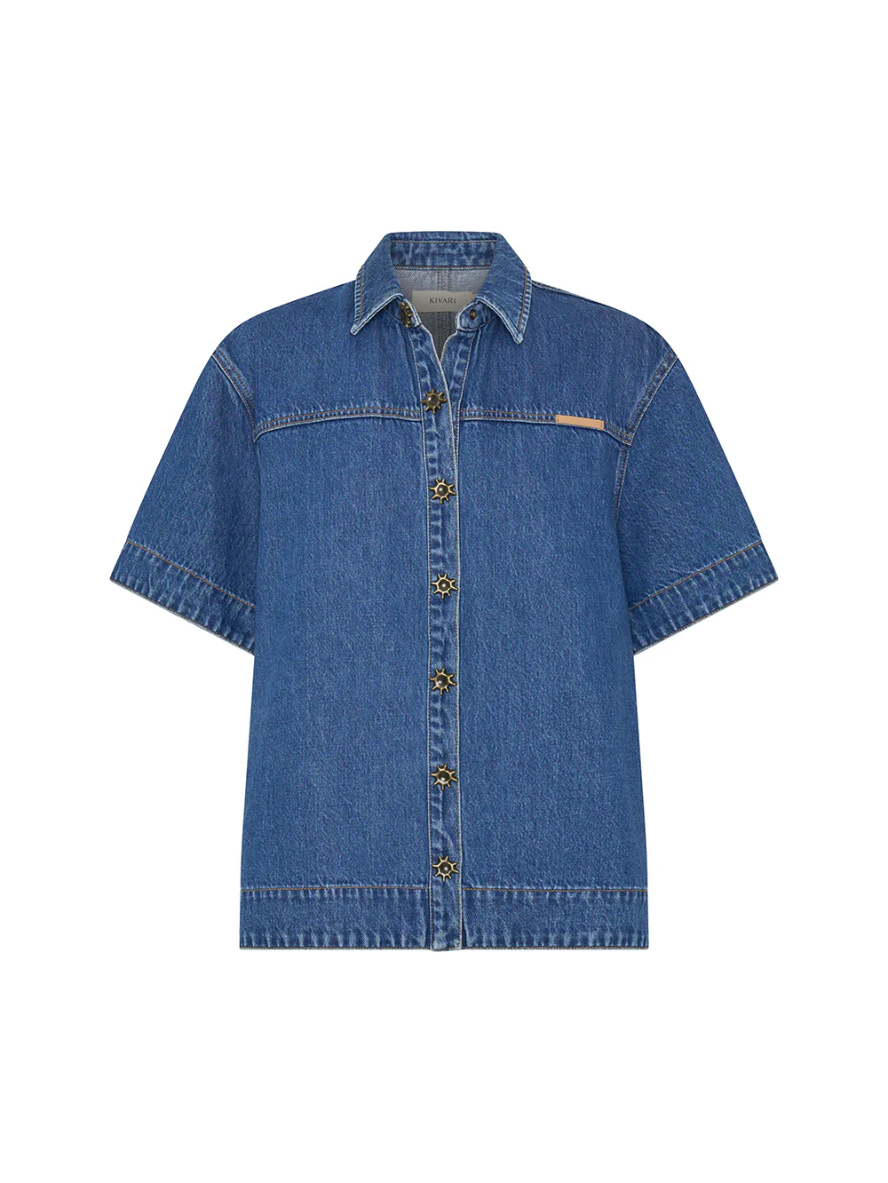 Marla Denim Shirt - Indigo - Image 10