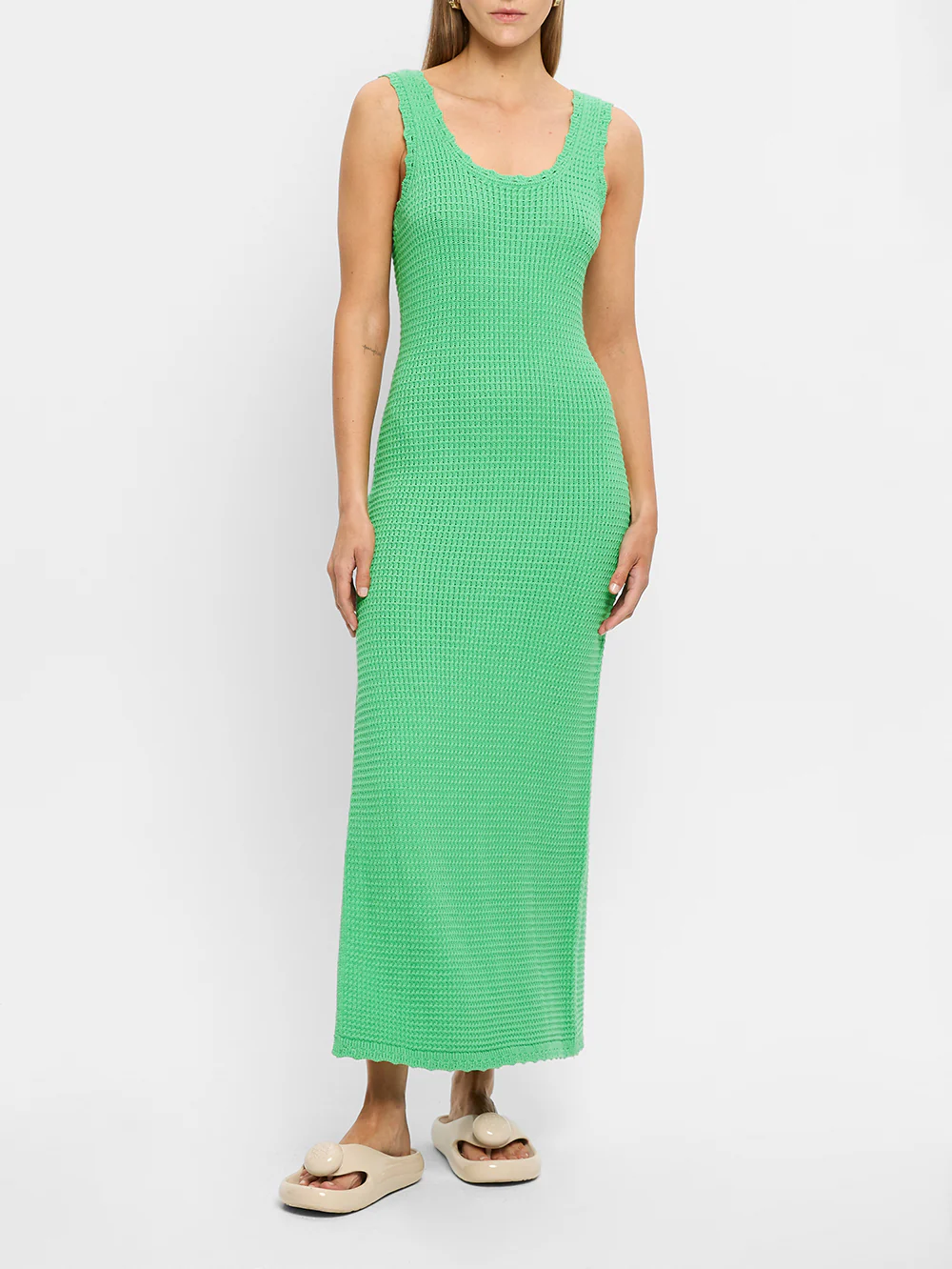 Martina Maxi Knit Dress - Green - Image 5
