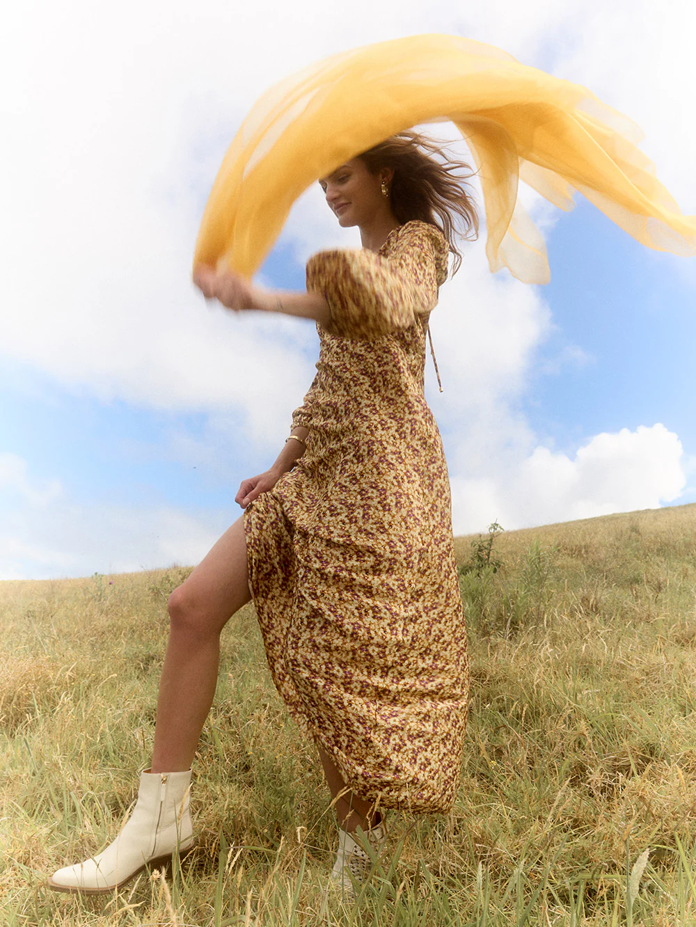 Mia Bias Cut Maxi Dress - Image 6