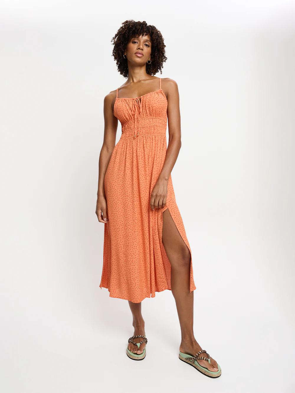 Milana Strappy Midi Dress
