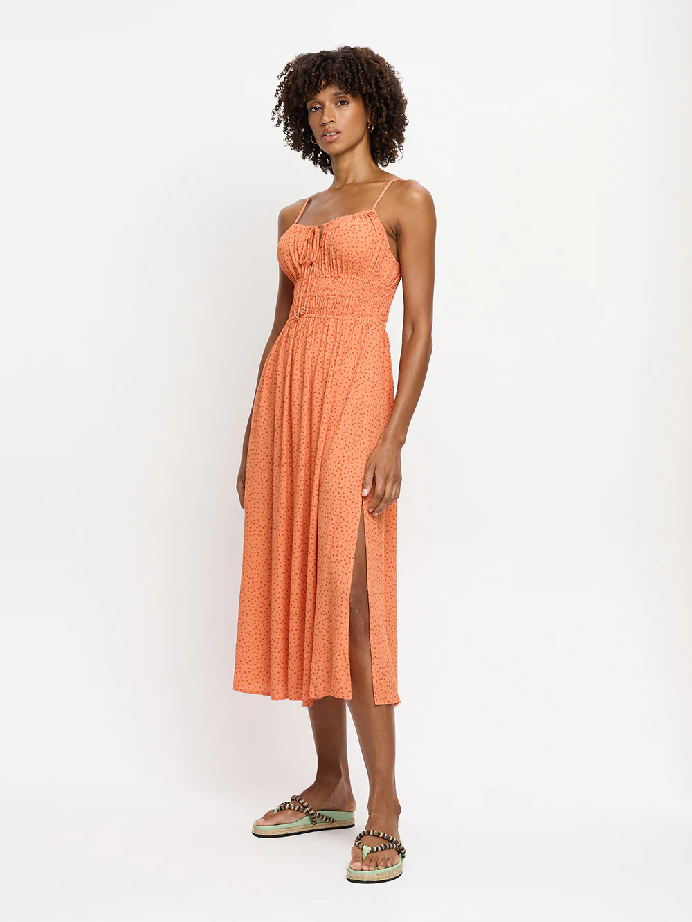 Milana Strappy Midi Dress - Image 3