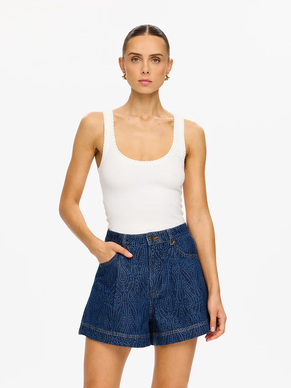 Monroe Denim Short