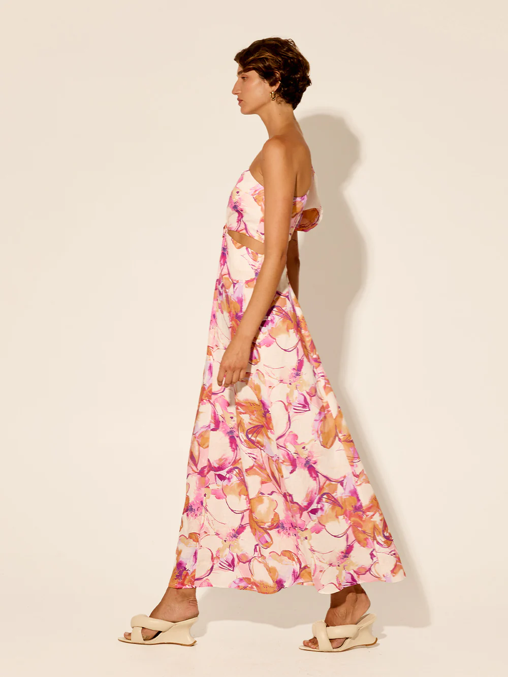 Nadia Cut Out Midi Dress - Image 2