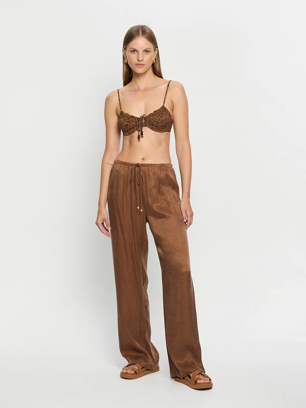 Nicole Gathered Bikini Top - Image 6