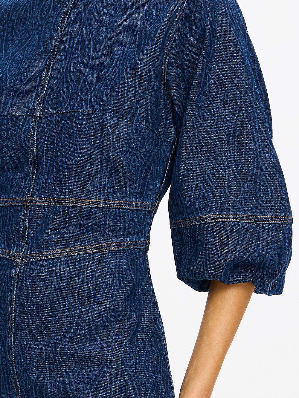 Nixie Denim Mini Dress - Image 5