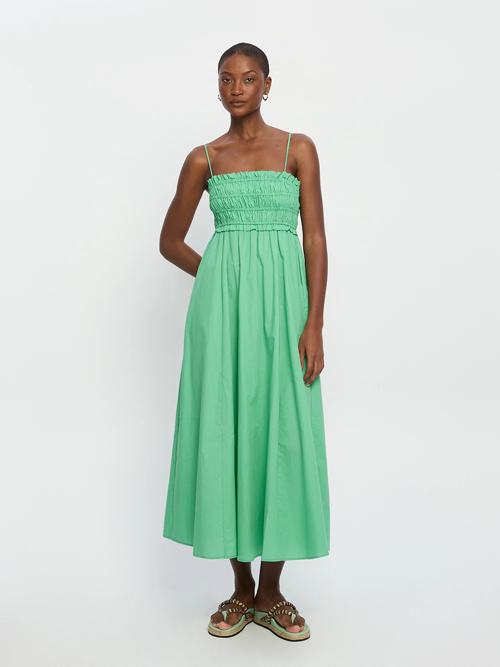 Oasis Maxi Dress - Green - Image 2