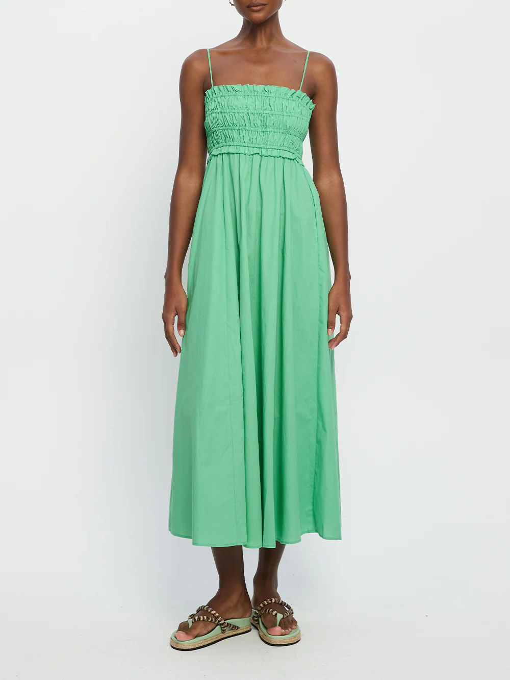 Oasis Maxi Dress - Green - Image 6