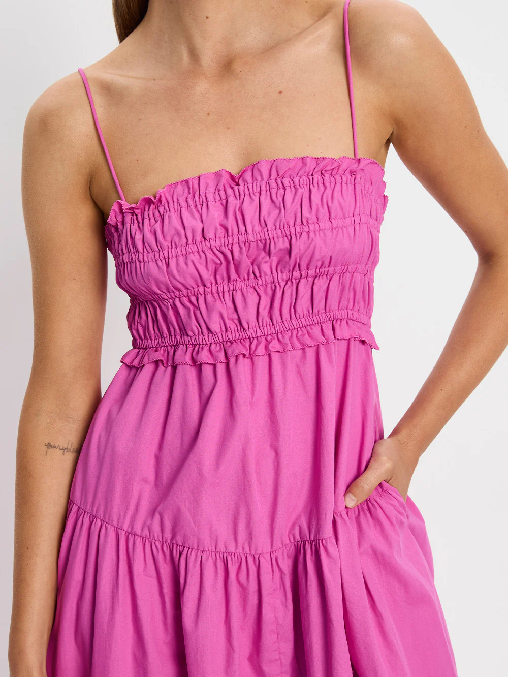 Oasis Maxi Dress - Magenta - Image 4