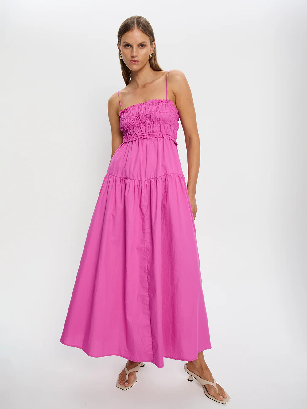 Oasis Maxi Dress - Magenta - Image 5